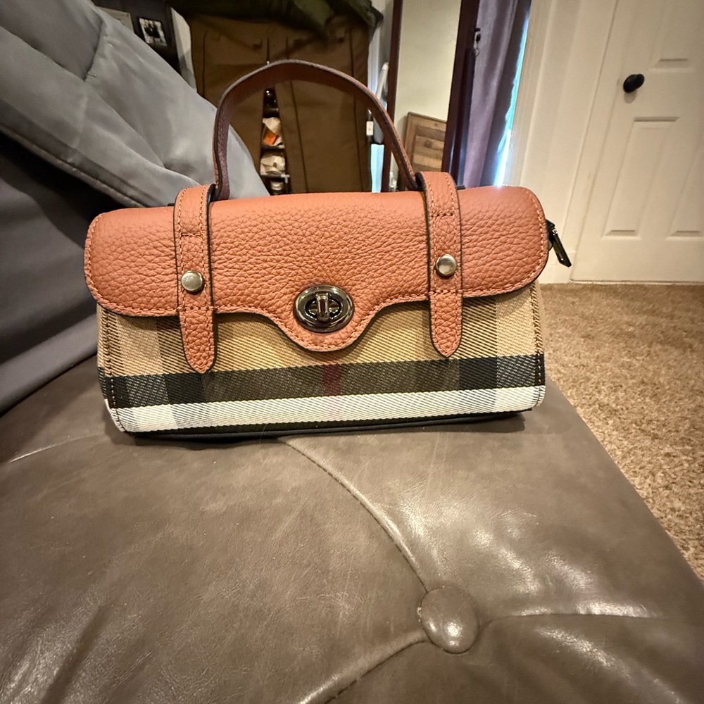 Elegant Tan and Brown Women's Bag